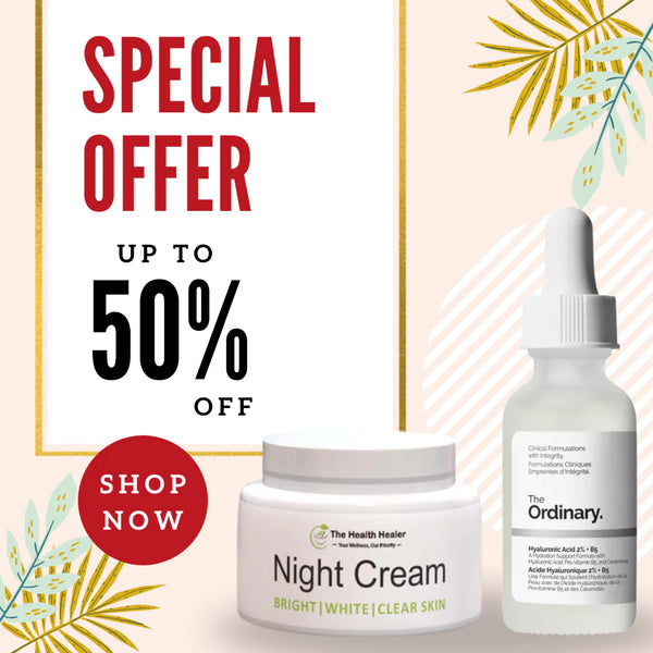 The Ordinary Niacinamide Serum & Health Healer Night Cream